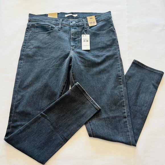 LEVI'S Women's Black 311 Shaping Skinny Jeans Size 12 short 31Wx30L NWT … - Picture 1 of 7